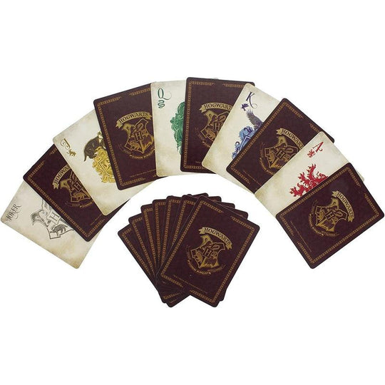 HARRY POTTER PP4258HP Hogwarts Playing Officially Licensed Standard Deck of Cards, Multi Colour