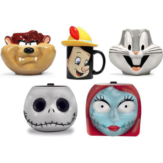 Half Moon Bay 3D Novelty Ceramic Shaped Mugs