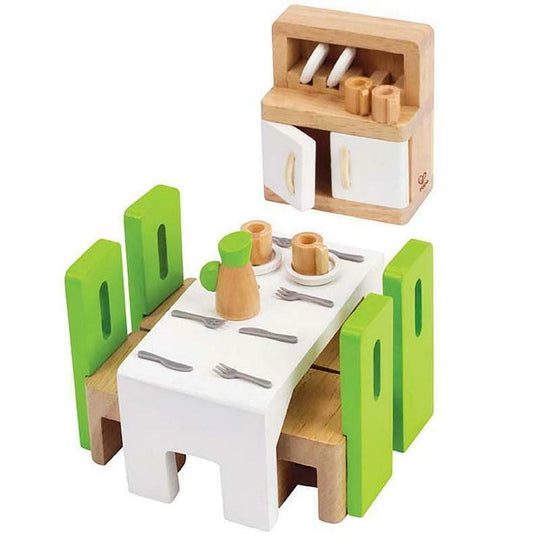 Hape Dining Room Wooden Dolls House Accessory Kids Childrens Toy Ages 3+