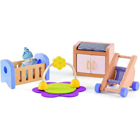 Hape E3459 Baby's Room - Wooden Dolls House Accessory