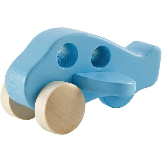 Hape Little Plane Wooden Push and Pull Along Airplane Toy