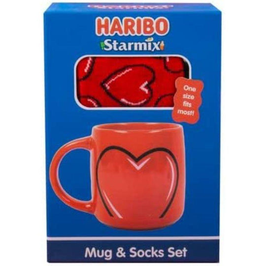 Haribo Starmix Mug & Sock Set - Heart Sweet