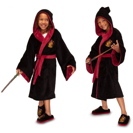 Harry Potter Gryffindor Child Unisex Bathrobe Dressing Gown