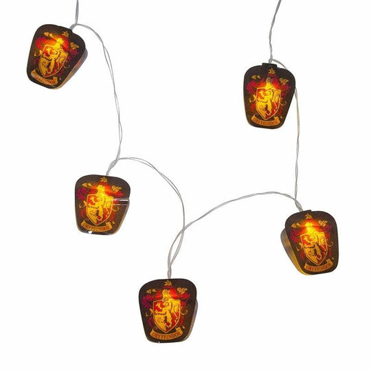 Harry Potter Gryffindor Crest Yellow LED String Lights Battery Powered
