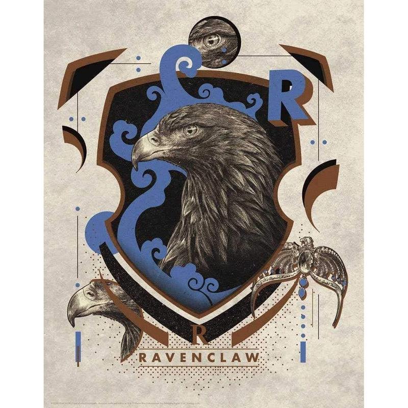 Poster Porte Harry Potter - Armoiries Des Maisons - 53x158 Cm + Poster Surprise 61x91.5 Cm