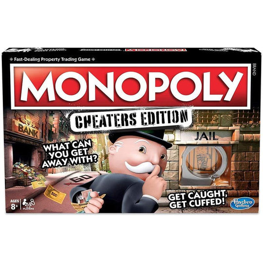 Hasbro Gaming Monopoly Game: Cheaters Edition Board Game Ages 8 and Up