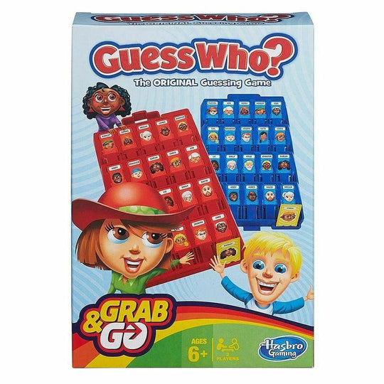 Hasbro Guess Who Grab & Go Travel Childrens Board Game