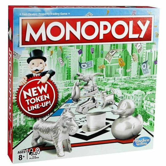 Hasbro Monopoly Fast Dealing Family Property Trading Board Game