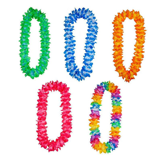 Hawaiian Orchid Leis Summer Garland Accessory For Festivals and Themed Parties