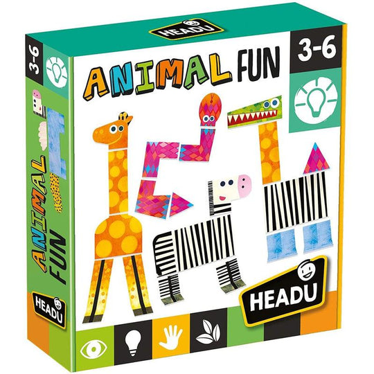 Headu Animal Building Game, Multi-Coloured