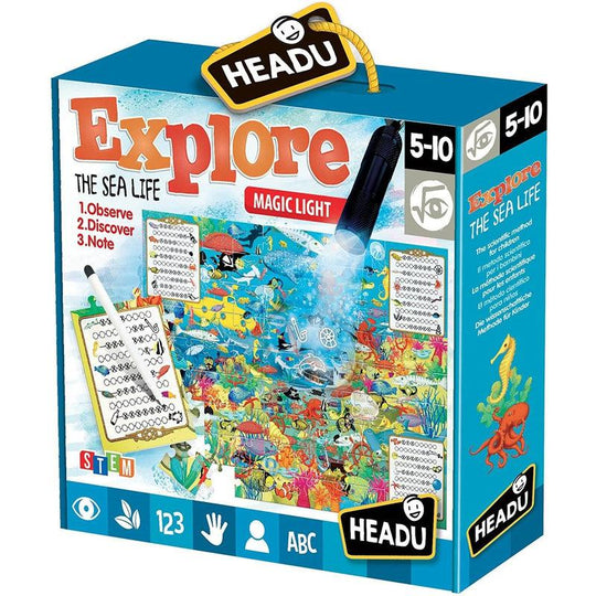 Headu Explore The Sea Life Puzzle, Multi-Coloured