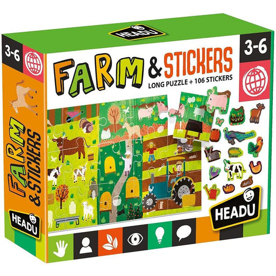 Headu Farm Puzzle & Stickers