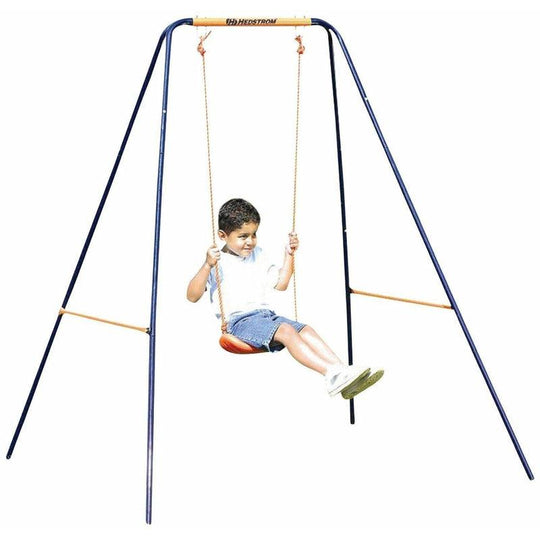Hedstrom Deluxe 2 In 1 Kids Garden Swing Set Adjustable For Toddler & Children