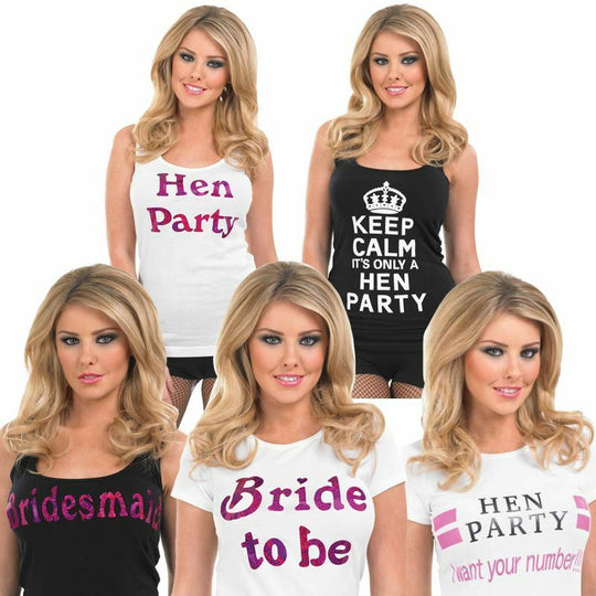 Hen Party Iron On T-Shirt Transfers Hen Night Do Pink Bride Bridesmaid Accessory