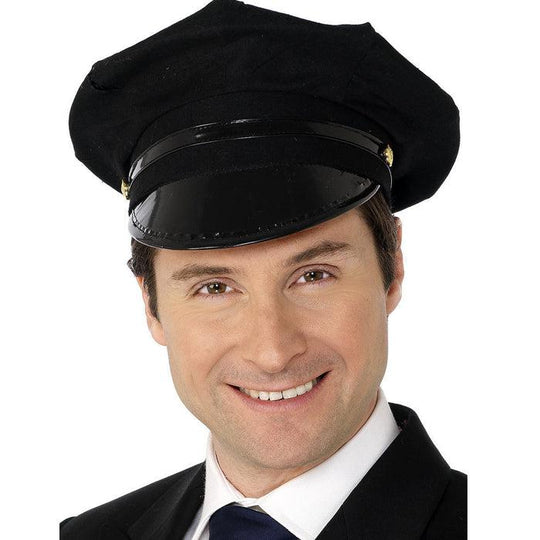 Henbrandt Adult Chauffeur Hat Black