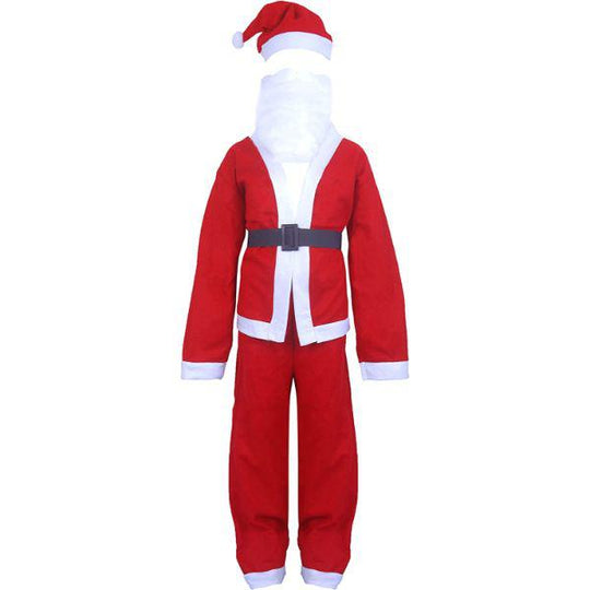 Henbrandt Father Christmas 5 Piece Child Unisex Santa Fancy Dress Costume