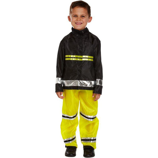 Henbrandt Fireman Boy's Fancy Dress Costume