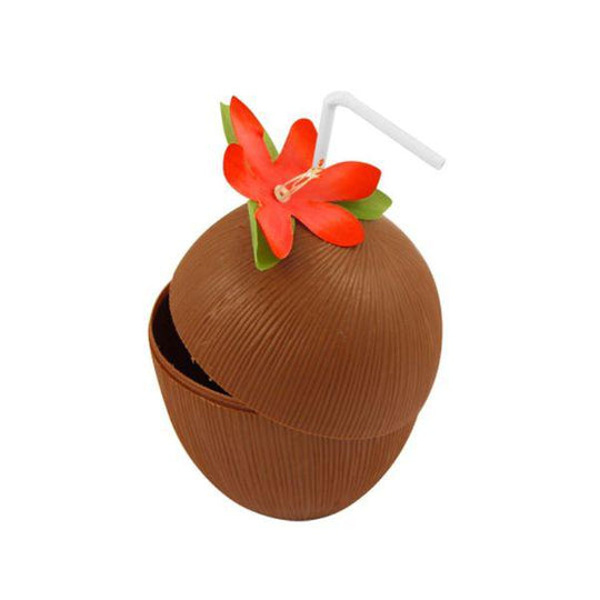 Henbrandt Hawaiian Aloha Beach Party Coconut Drinking Cups Party Supplies