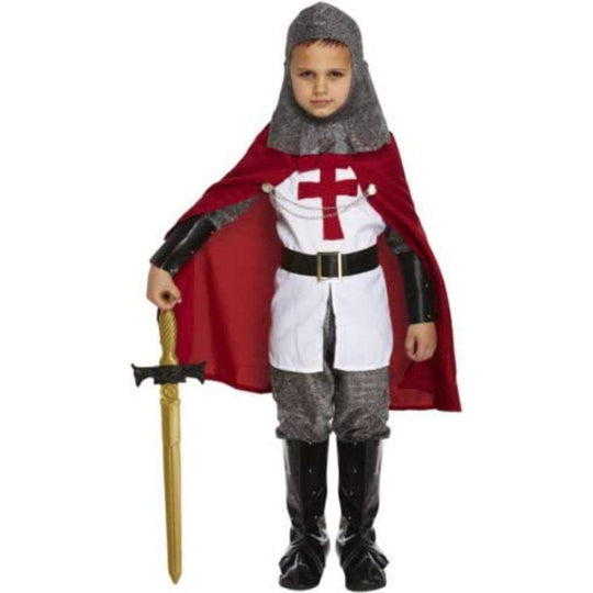 Henbrandt Knight Crusader Boy's Fancy Dress Costume