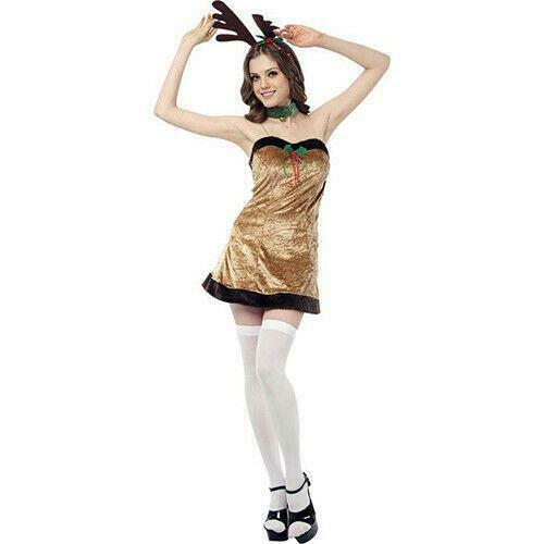 Henbrandt Ladies Reindeer Christmas Costume