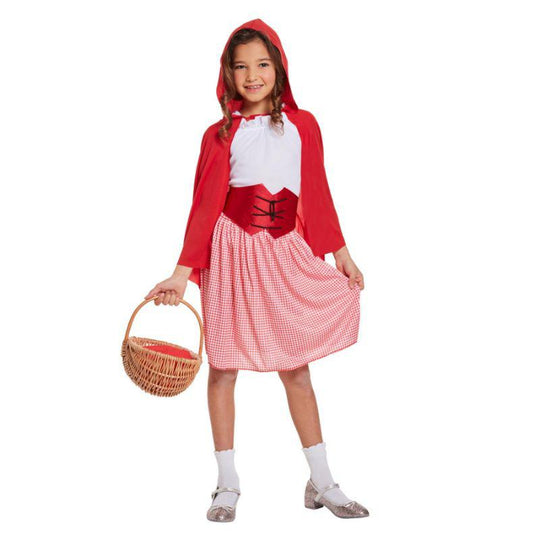 Henbrandt Little Red Riding Hood Girl's Fancy Dress Costume