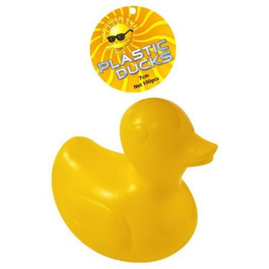 Henbrandt Plastic Ducks 7cm Toys Pack of 100