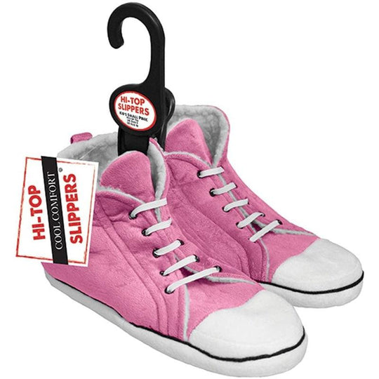 Hi Top Slippers for Kids - Small - Size 9 -Pink