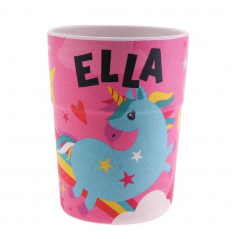 History & Heraldry Children's Bamboo Crew Personalised Named Beaker Cu