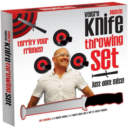 Hook and Loop Fastener Knife Throwing Set