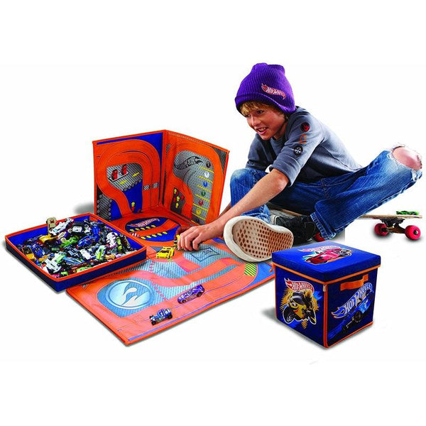 Hot Wheels ZipBin 300 Car Storage Cube and Playmat The Online Toy Store
