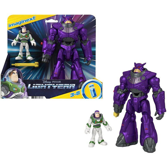 Imaginext Disney Lightyear Buzz & Zurg Mini Figure Toy Set