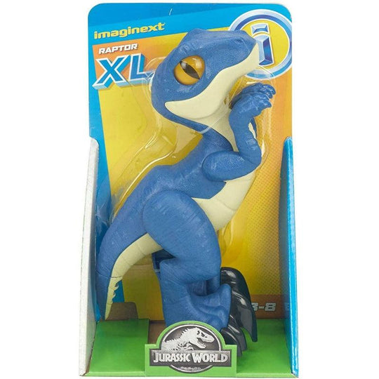 Imaginext Jurassic World Raptor XL 9.5-inch Dinosaur Figure