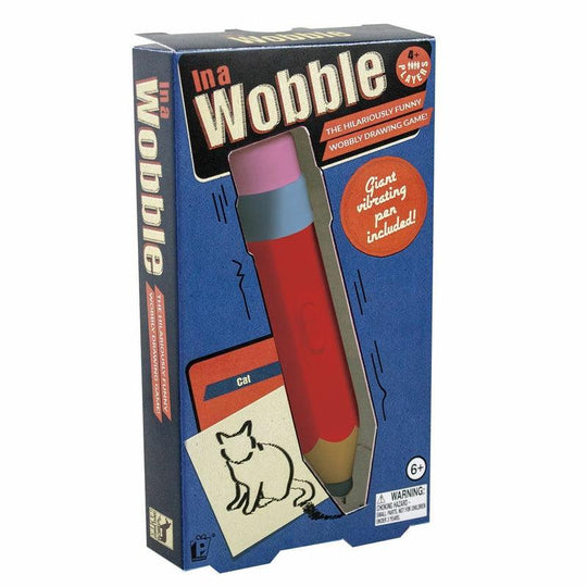 In A Wobble Family Drawing Game Wobbily Pen Picture Guessing Family Fun