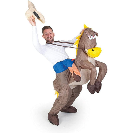 Inflatable Cowboy Fancy Dress Costume