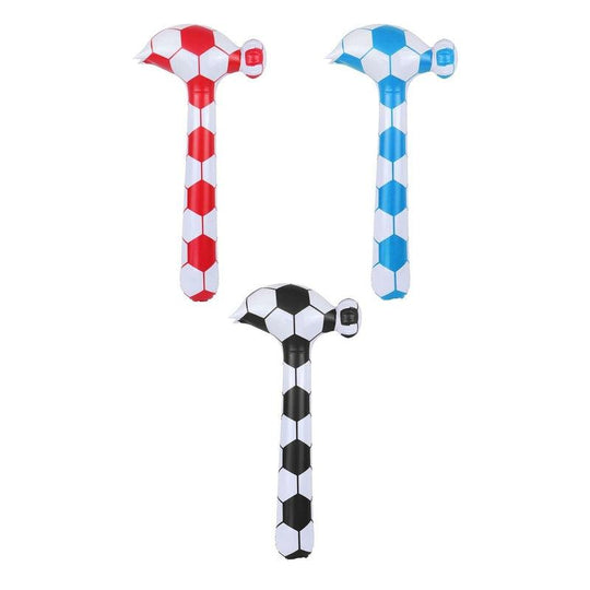 Inflatable Football Hammer 86cm Blow Up Fancy Dress Sports