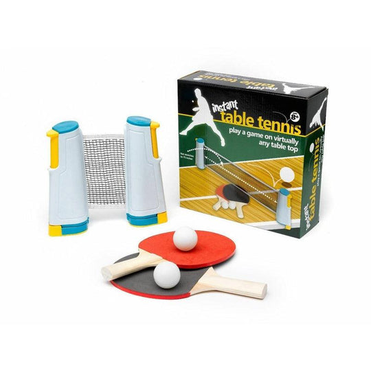 Instant Table Tennis Set Great Travel Game With Extendable Net, Bats & Balls