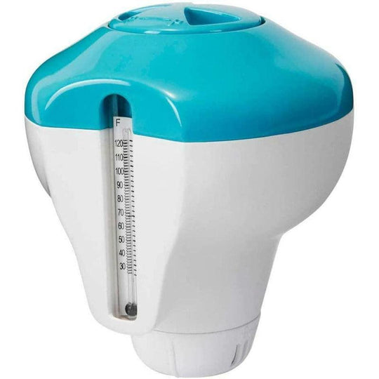 Intex 2-In-1 Floating Chlorine Dispenser With Thermometer Pool/PureSpa Accessory