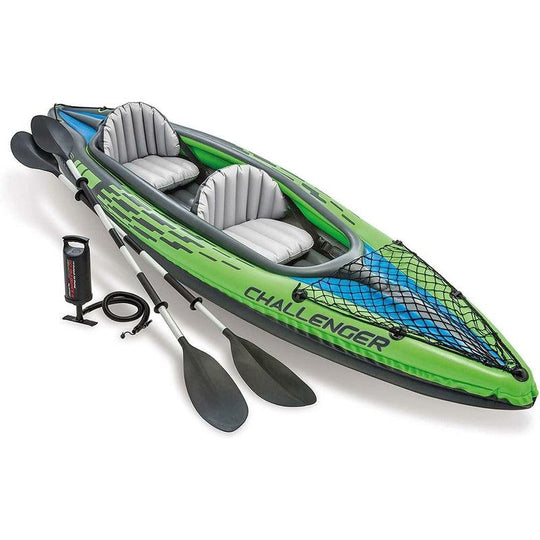 Intex Challenger K2 Kayak Inflatable Set with Aluminum Oars