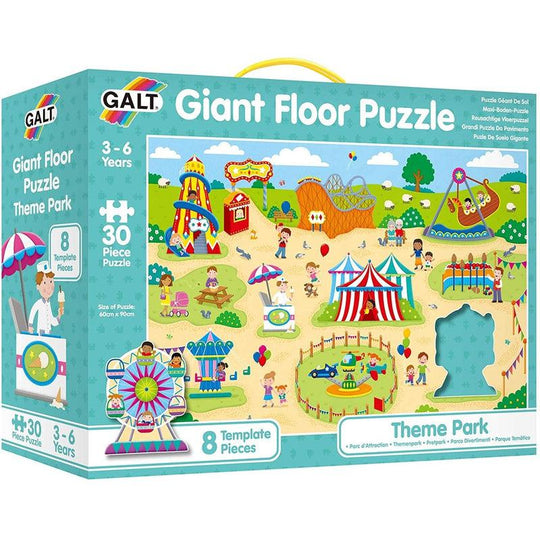 James Galt 30 Piece Giant Floor Puzzle - THEME PARK