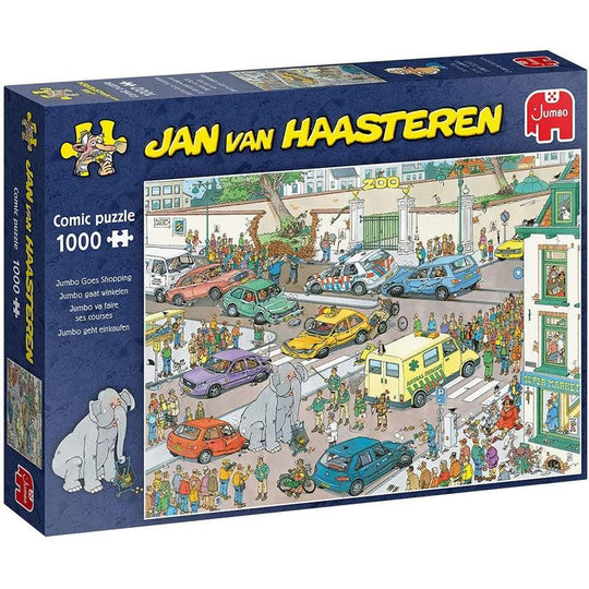 Jan van Haasteren Jumbo Goes Shopping 1,000 Piece Puzzle