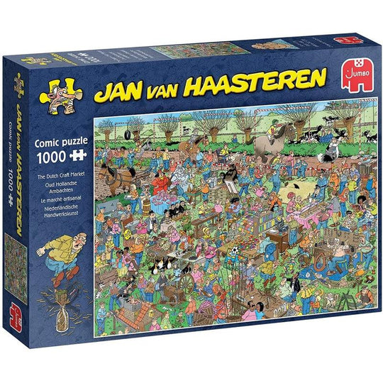 Jan van Haasteren The Dutch Craft Market 1000Pc Jigsaw Puzzle