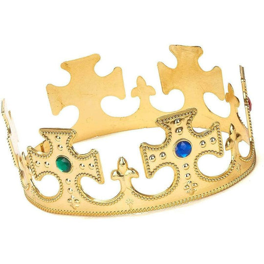 Jewelled King's Crown Fancy Dress Costume Accessory King/Queen Outfit