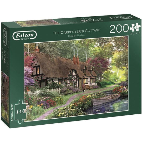 Jumbo 11218 Carpenter,âs Cottage 200 XL Jigsaw Puzzle, Multi