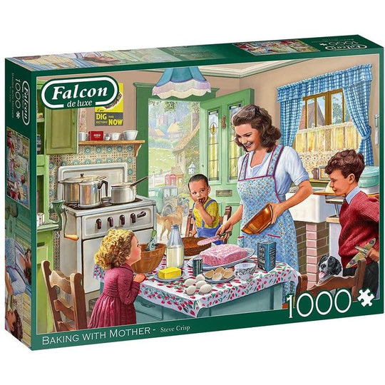 Jumbo, Falcon de luxe - Baking with Mother, Jigsaw Puzzles for Adults, 1,000 piece