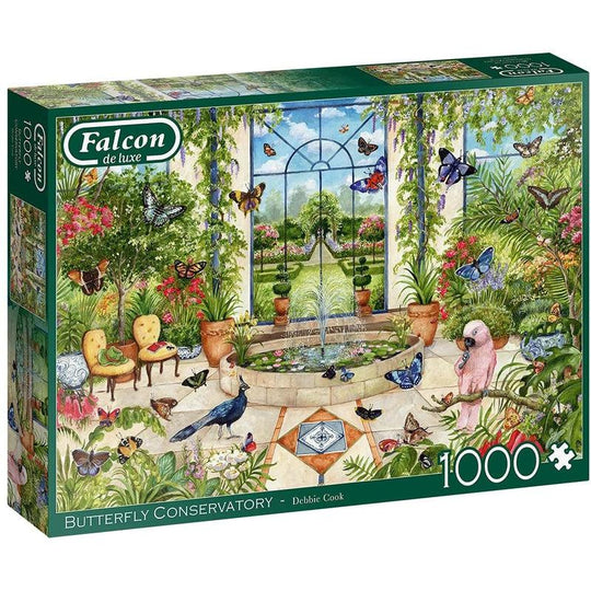 Jumbo, Falcon de luxe - Butterfly Conservatory, Jigsaw Puzzles for Adults, 1,000 piece