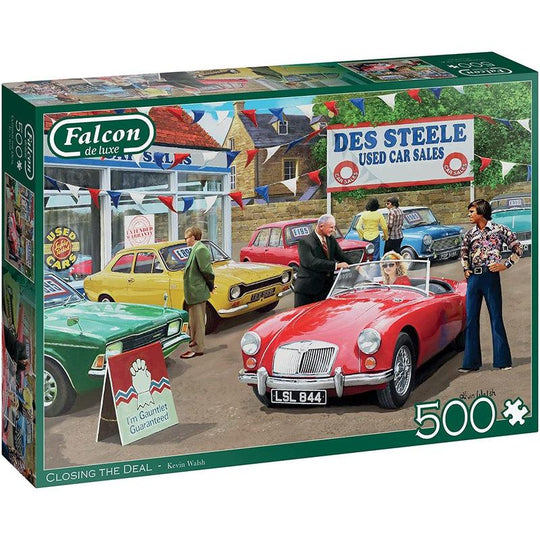 Jumbo Falcon de luxe Closing the Deal Jigsaw 500Pc Puzzle