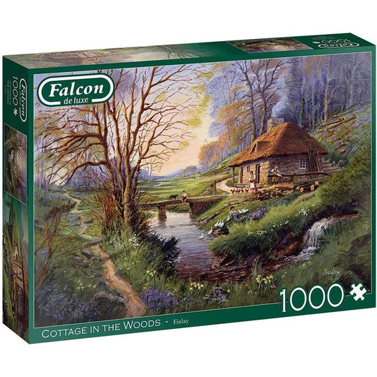 Jumbo, Falcon de luxe - Cottage in The Woods, Jigsaw Puzzles for Adults, 1,000 piece