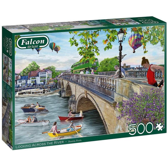 Jumbo, Falcon de luxe - Looking Across the River, Jigsaw Puzzles for Adults, 500 piece