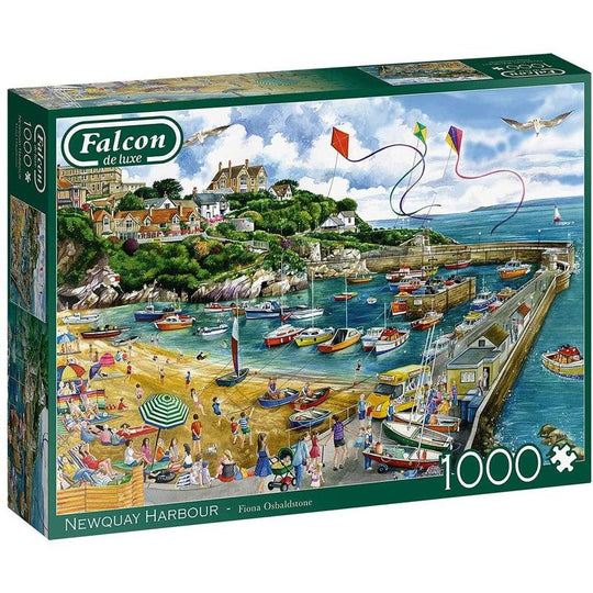 Jumbo, Falcon de luxe - Newquay Harbour, Jigsaw Puzzles for Adults, 1,000 piece