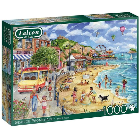 Jumbo, Falcon de luxe - Seaside Promenade, Jigsaw Puzzles for Adults, 1,000 piece
